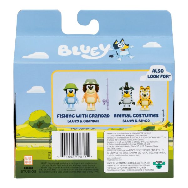 17648 BLUEY S11 FIGURE 2 PACK - ON HOLIDAY Supply