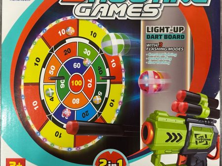 SHOOTING LIGHT UP DART BOARD  2 IN 1 Online