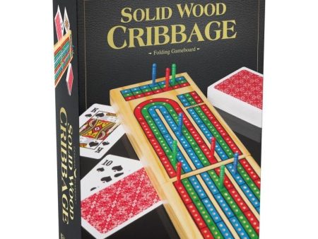 CARDINAL CLASSICS SOLID WOOD CRIBBAGE For Discount