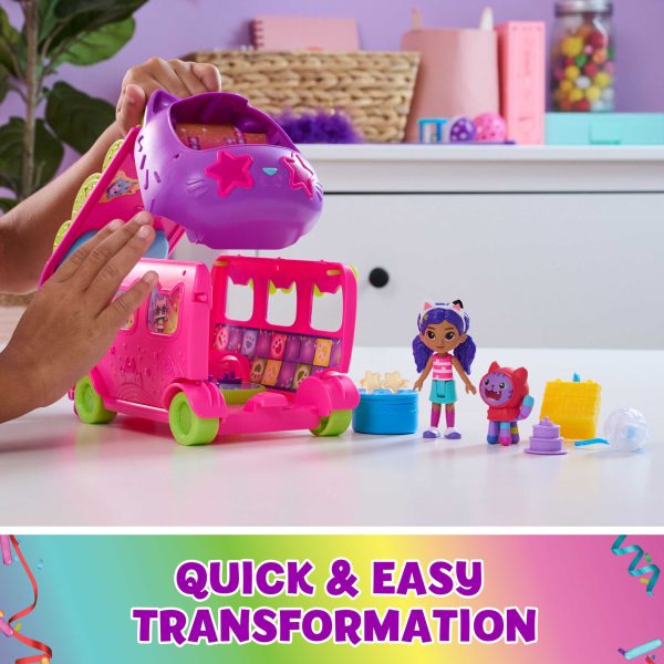 GABBY S DOLLHOUSE CELEBRATION PARTY BUS PLAYSET Online Hot Sale