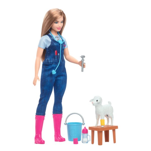 BARBIE 65TH ANNIVERSARY CAREER DOLL LIVESTOCK on Sale