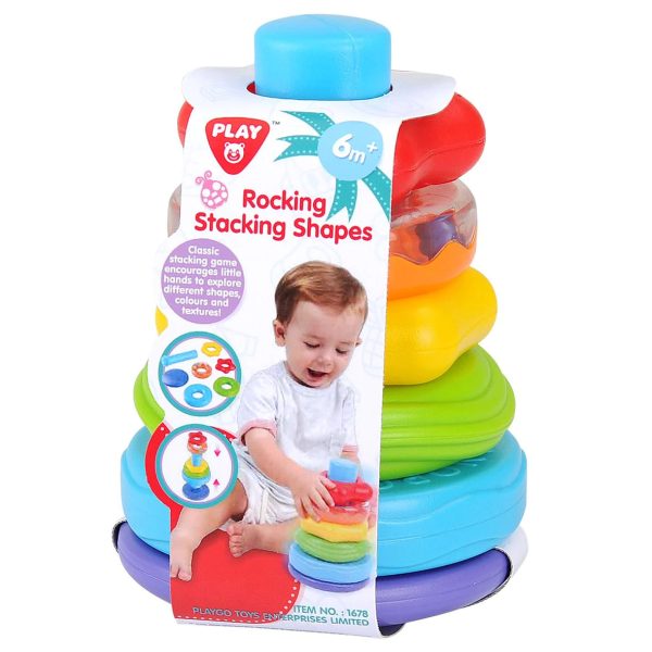 PLAYGO TOYS ENT. LTD. ROCKING STACKING SHAPES Online now