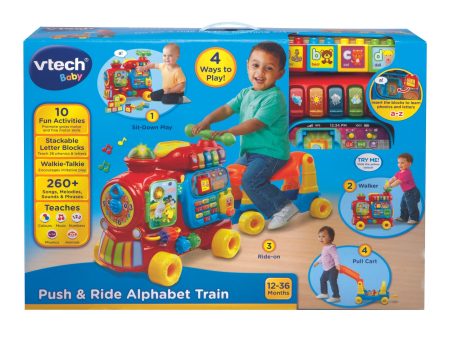 VTECH PUSH & RIDE ALPHABET TRAIN on Sale