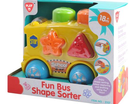 PLAYGO TOYS ENT. LTD.  FUN BUS SHAPE SORTER Hot on Sale