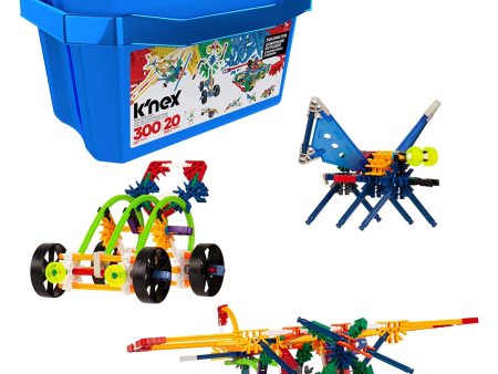 KN80202 KNEX BUILDING FUN TUB 300 PIECES 20 BUILDS Sale