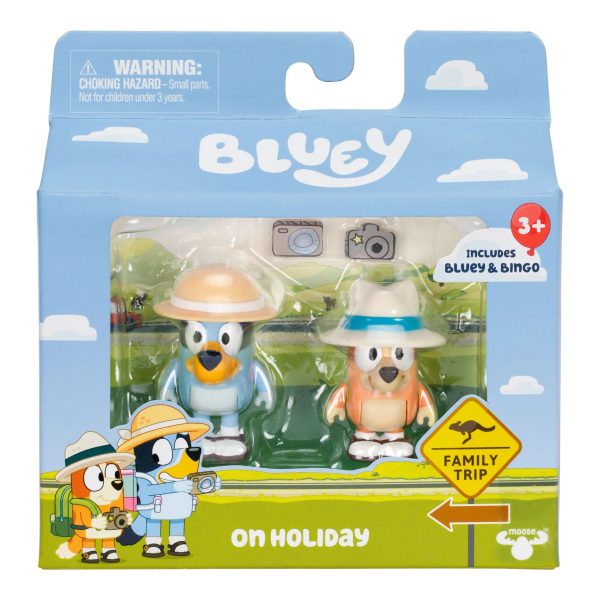 17648 BLUEY S11 FIGURE 2 PACK - ON HOLIDAY Supply