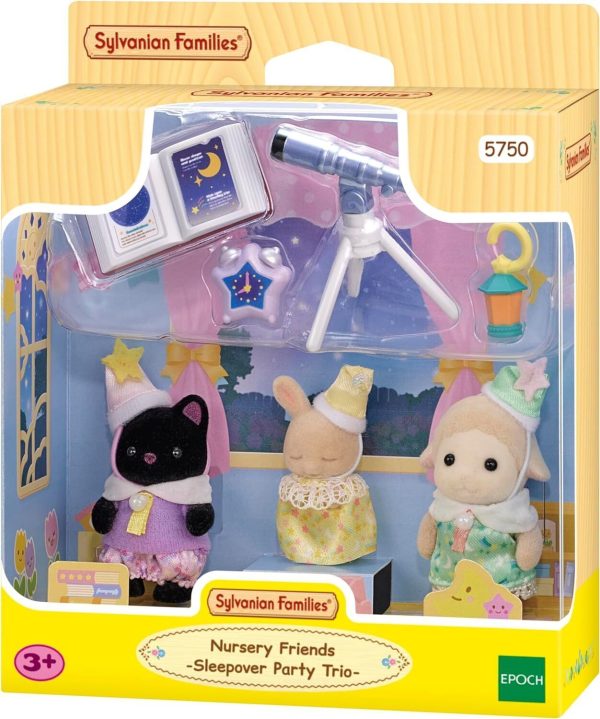 SYLVANIAN FAMILIES Nursery Friends Sleepover Party Trio Sale