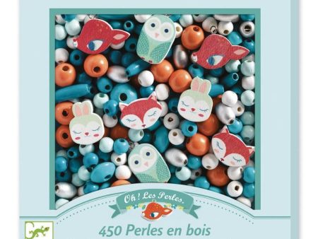 DJECO WOODEN BEADS ANIMALS Online Hot Sale