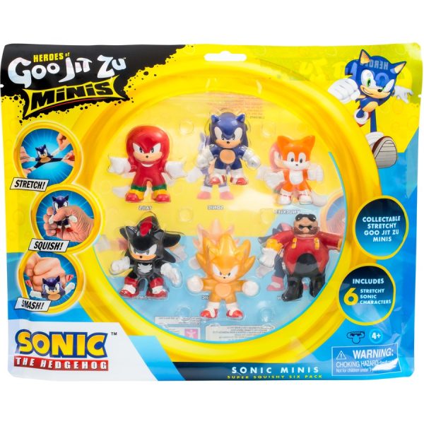 HEROES OF GOO JIT ZU SONIC S4 MINIS 6 PACK Online Sale