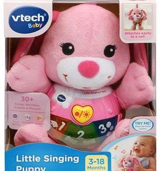 VTECH LITTLE SINGING PUPPY PINK For Discount