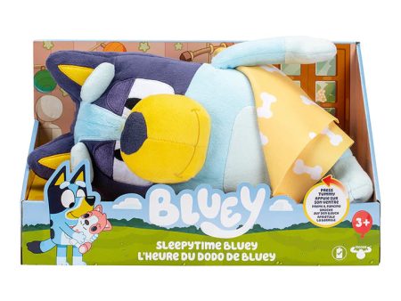 BLUEY S11  SLEEPYTIME BLUEY TALKING PLUSH V2 Hot on Sale