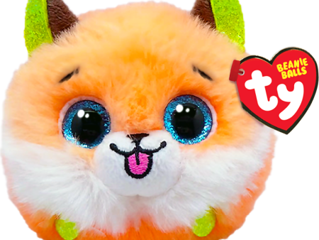 TY PUFFIES SHERBET FOX BALL Online Sale